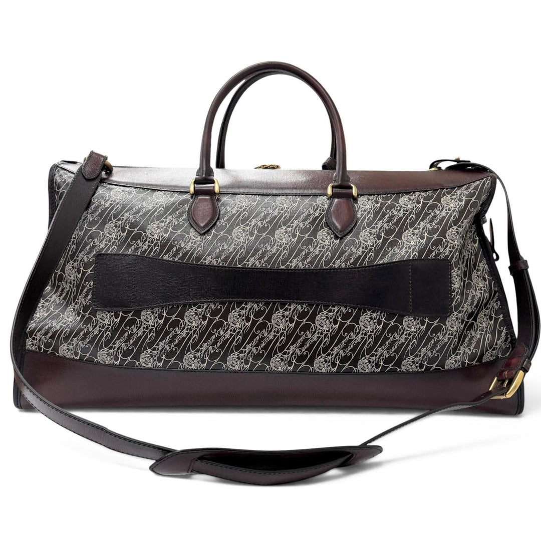Excellent Berluti Boston bag Toile Marbouf Calligraphy Scritto Pattern 2-Way