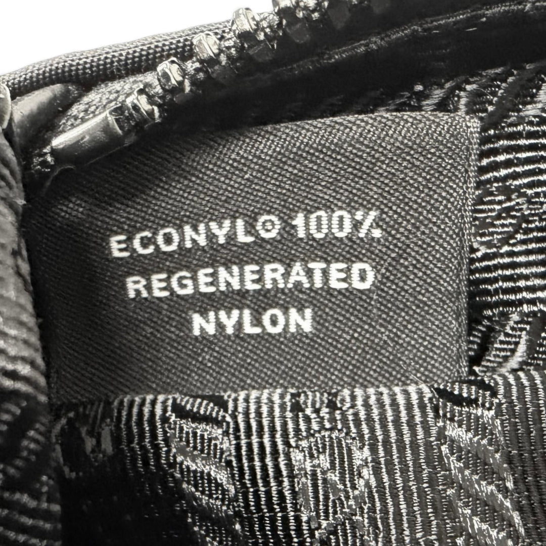 Excellent PRADA Backpack Daypack Triangle logo Re-Nylon black Nylon