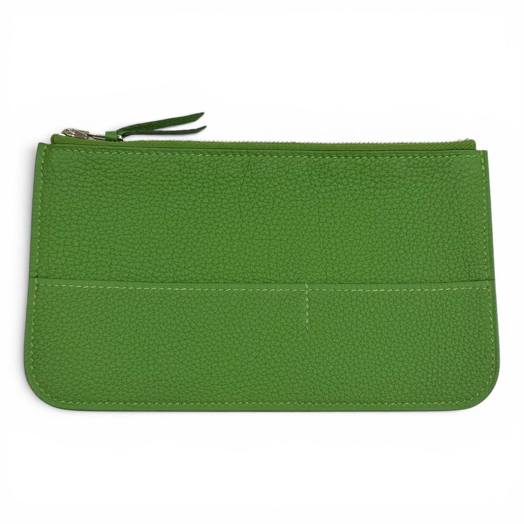 Great HERMES Purse Dogon GM Duo Serie Metal Togo Leather Women