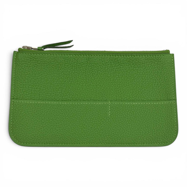Great HERMES Purse Dogon GM Duo Serie Metal Togo Leather Women