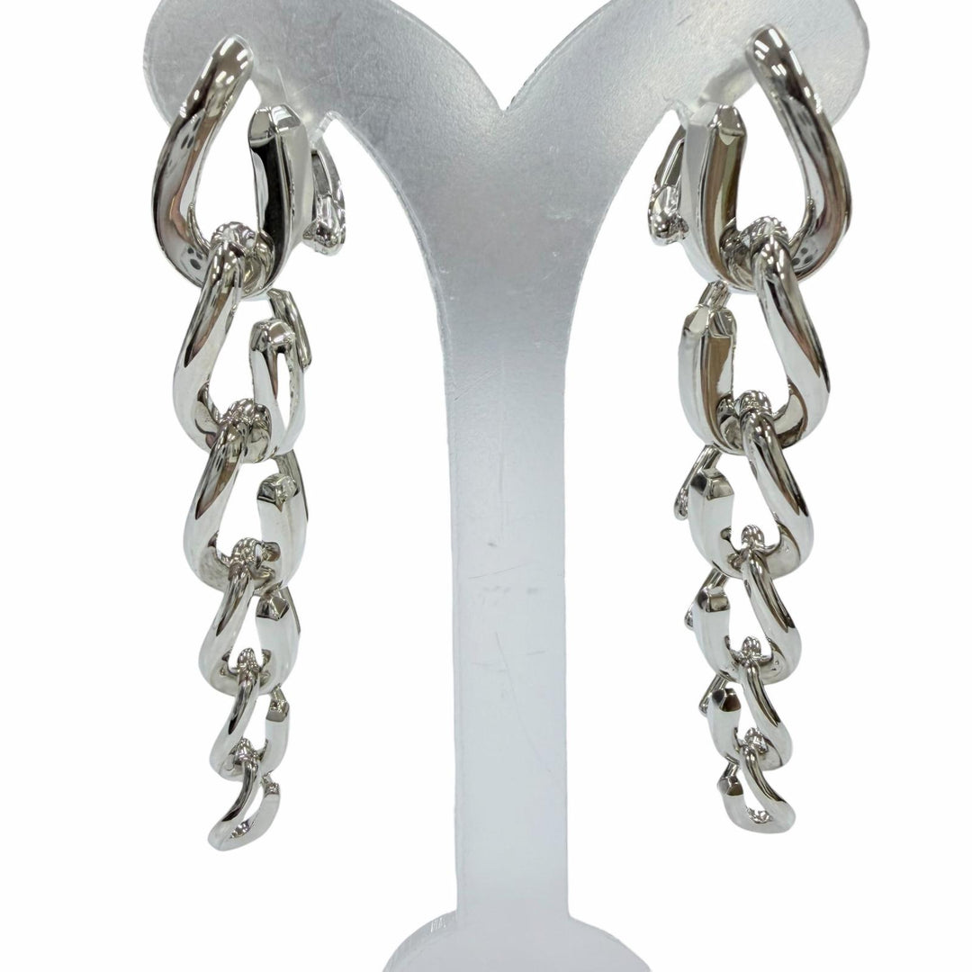 Excellent TIFFANY&Co. Forge Drop Link Pierce Accessories Silver AG925 Women