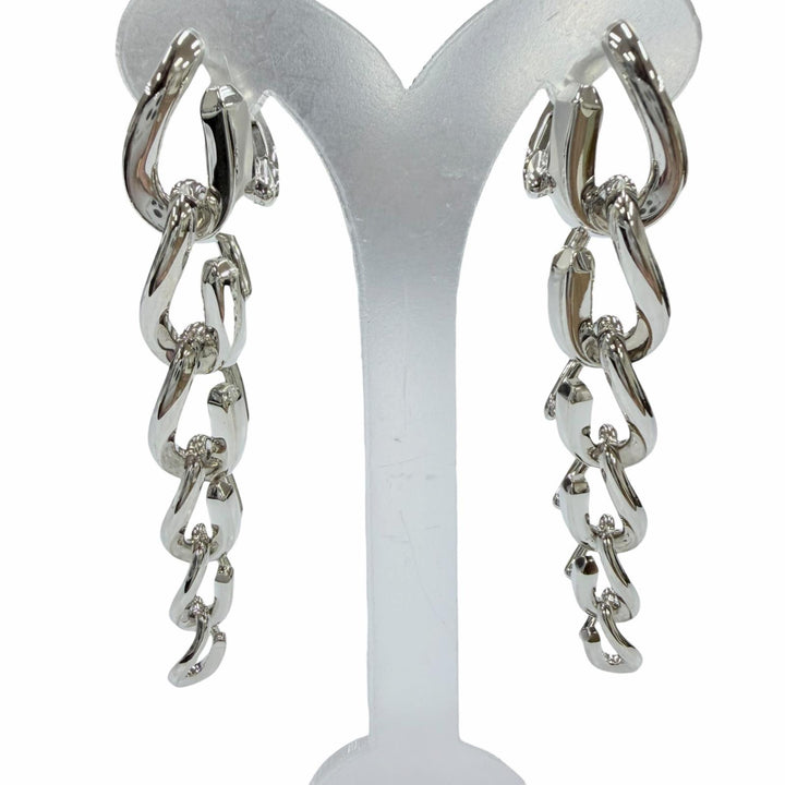 Excellent TIFFANY&Co. Forge Drop Link Pierce Accessories Silver AG925 Women