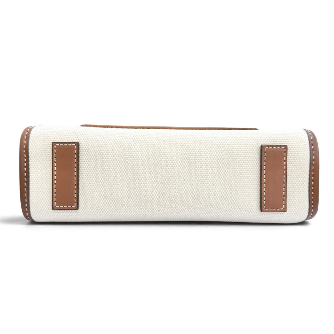 Excellent BURBERRY Shoulder Bag mini freya tote Canvas Leather 2WAY 8044143