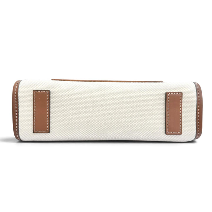 Excellent BURBERRY Shoulder Bag mini freya tote Canvas Leather 2WAY 8044143