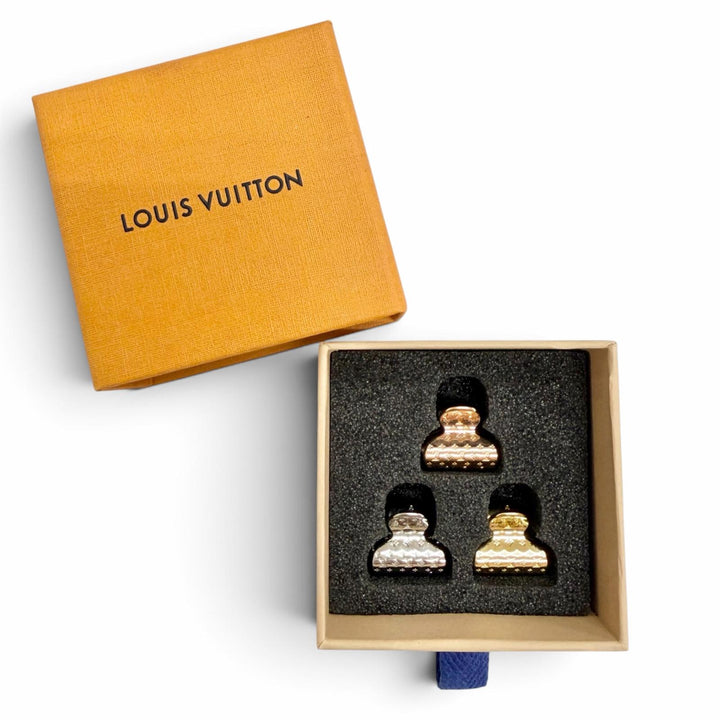 Excellent LOUIS VUITTON Accessoires Shubu Nanogram PM Hair Clip M68940