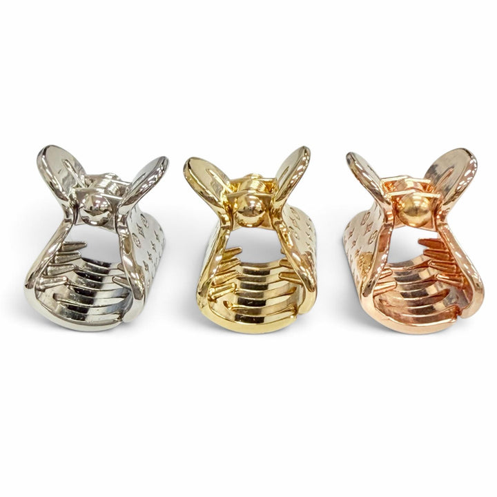 Excellent LOUIS VUITTON Accessoires Shubu Nanogram PM Hair Clip M68940