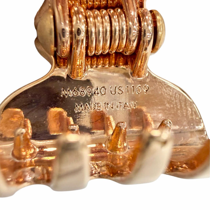 Excellent LOUIS VUITTON Accessoires Shubu Nanogram PM Hair Clip M68940