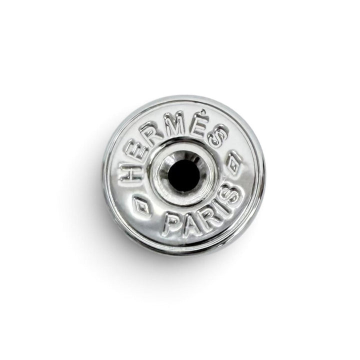 Great HERMES Mini Mayon Chaine d'Ancre Pierce Earrings H100052FP03