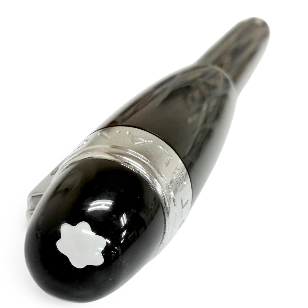 Great MONTBLANC Ballpoint pen Starwalker White Star Cap-Type Fineliner black