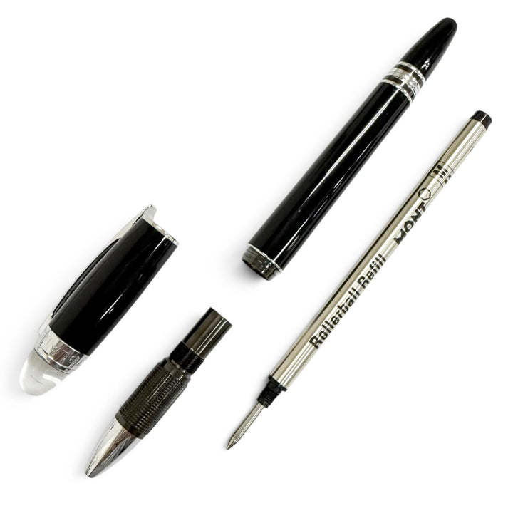 Great MONTBLANC Ballpoint pen Starwalker White Star Cap-Type Fineliner black