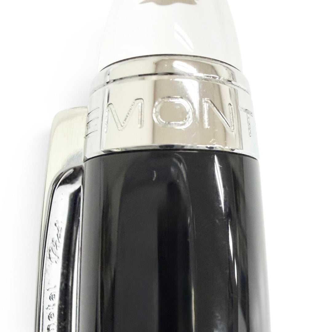 Great MONTBLANC Ballpoint pen Starwalker White Star Cap-Type Fineliner black