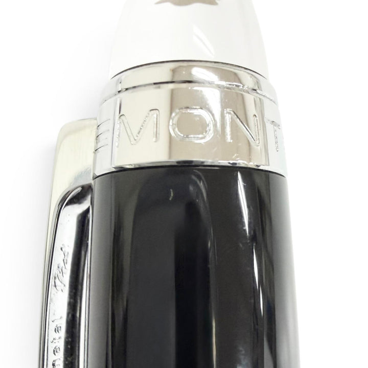Great MONTBLANC Ballpoint pen Starwalker White Star Cap-Type Fineliner black