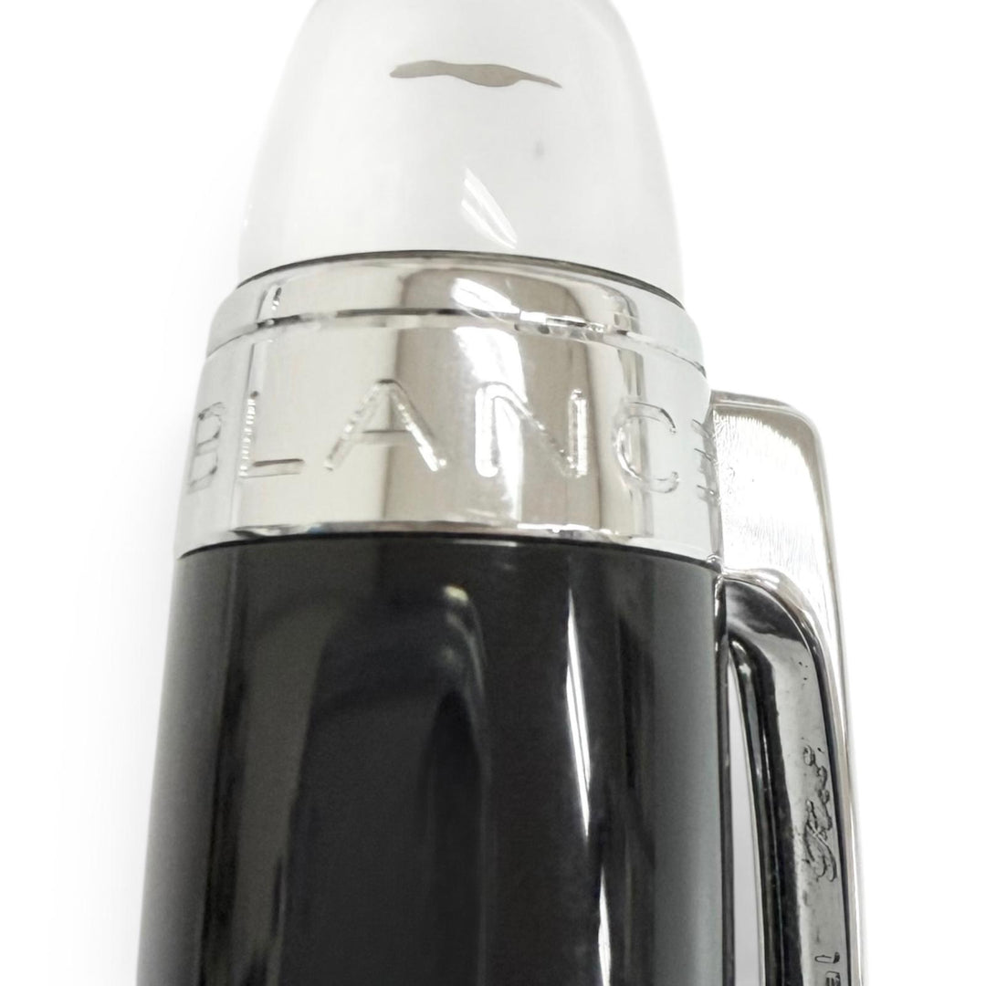 Great MONTBLANC Ballpoint pen Starwalker White Star Cap-Type Fineliner black