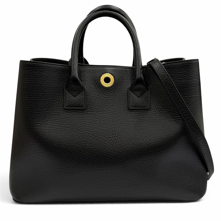Excellent BURBERRY Handbag black leather Women 8111270