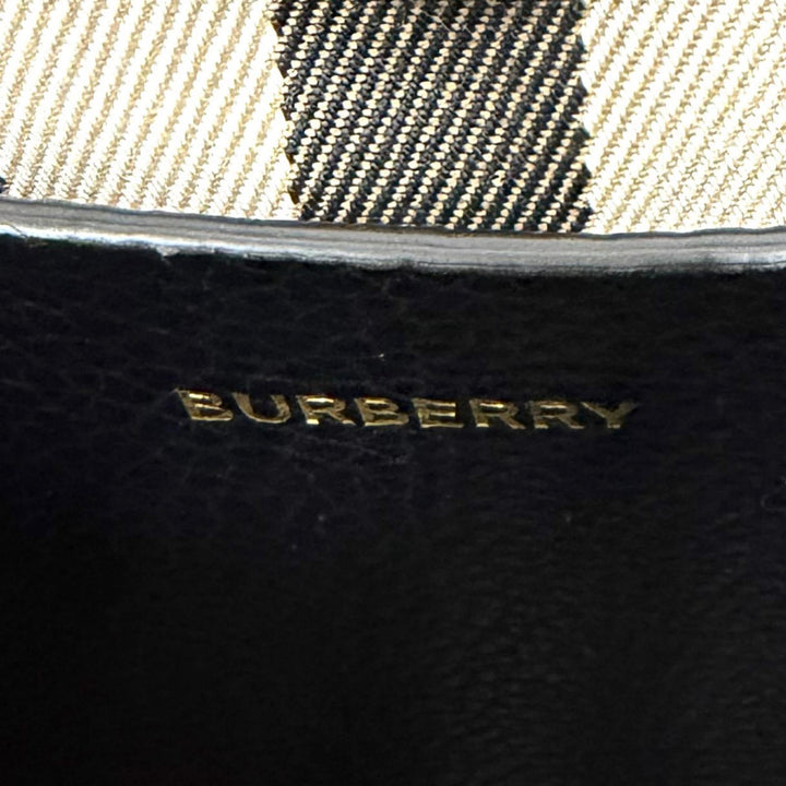 Excellent BURBERRY Handbag black leather Women 8111270