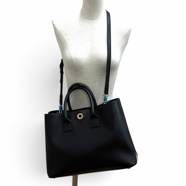 Excellent BURBERRY Handbag black leather Women 8111270