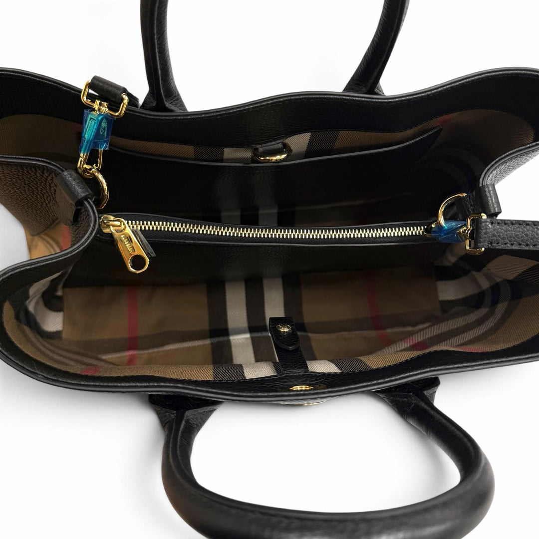 Excellent BURBERRY Handbag black leather Women 8111270