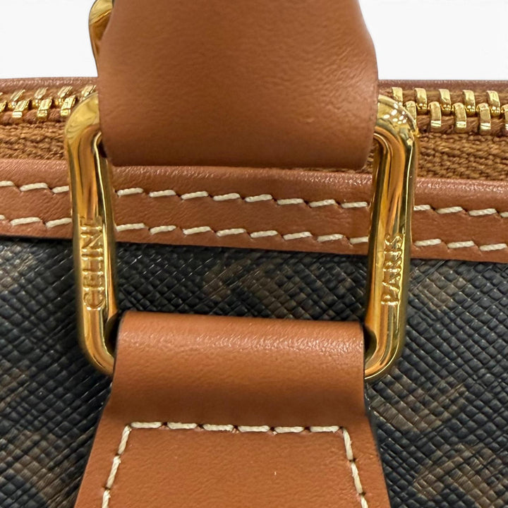 Excellent CELINE Shoulder Bag Small Boston Triomphe 2WAY Leather leather 113772