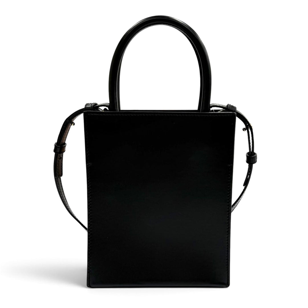 Excellent LOEWE Shoulder Bag Standard A5 Tote Leather 2-Way black A933S30X01