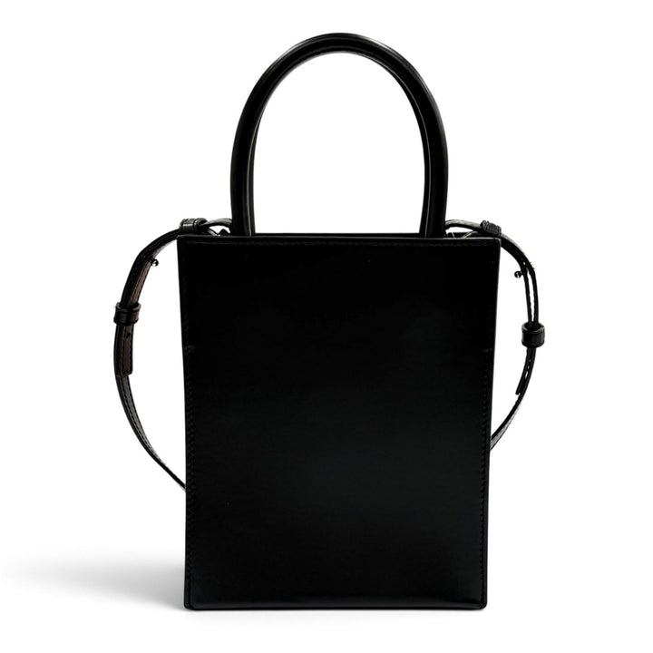 Excellent LOEWE Shoulder Bag Standard A5 Tote Leather 2-Way black A933S30X01