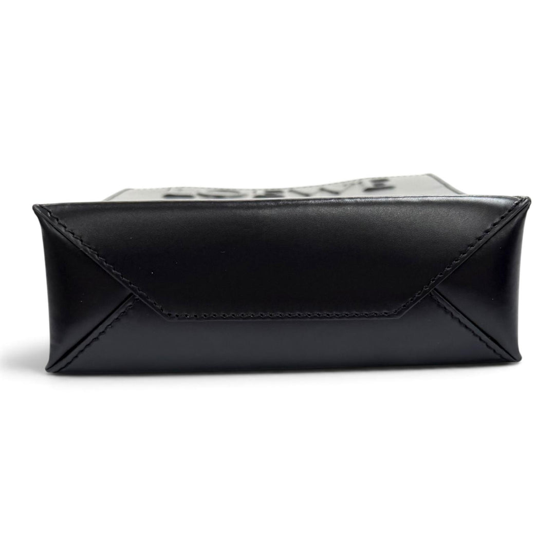 Excellent LOEWE Shoulder Bag Standard A5 Tote Leather 2-Way black A933S30X01