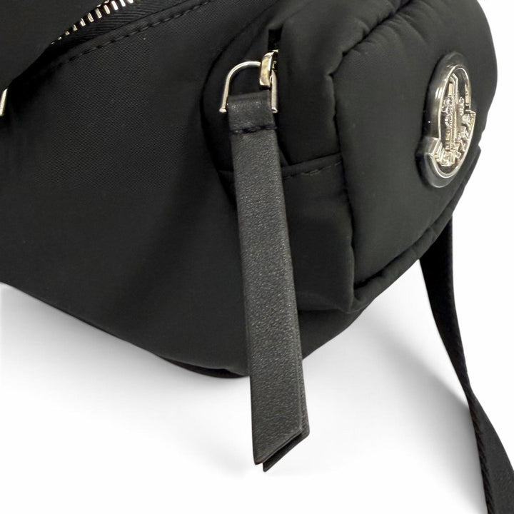 Great MONCLER Sling bag FELICIE Leather logo patch black polyester 5M00001 M4659