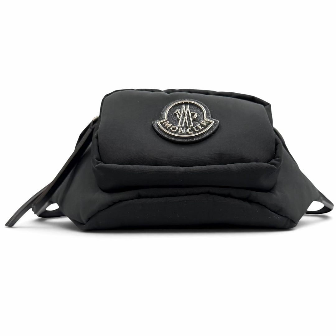 Great MONCLER Sling bag FELICIE Leather logo patch black polyester 5M00001 M4659