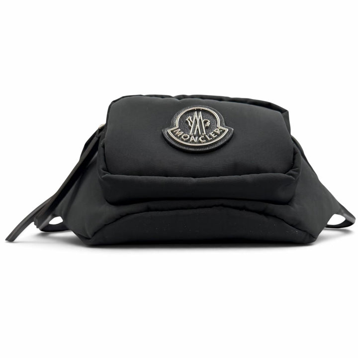 Great MONCLER Sling bag FELICIE Leather logo patch black polyester 5M00001 M4659