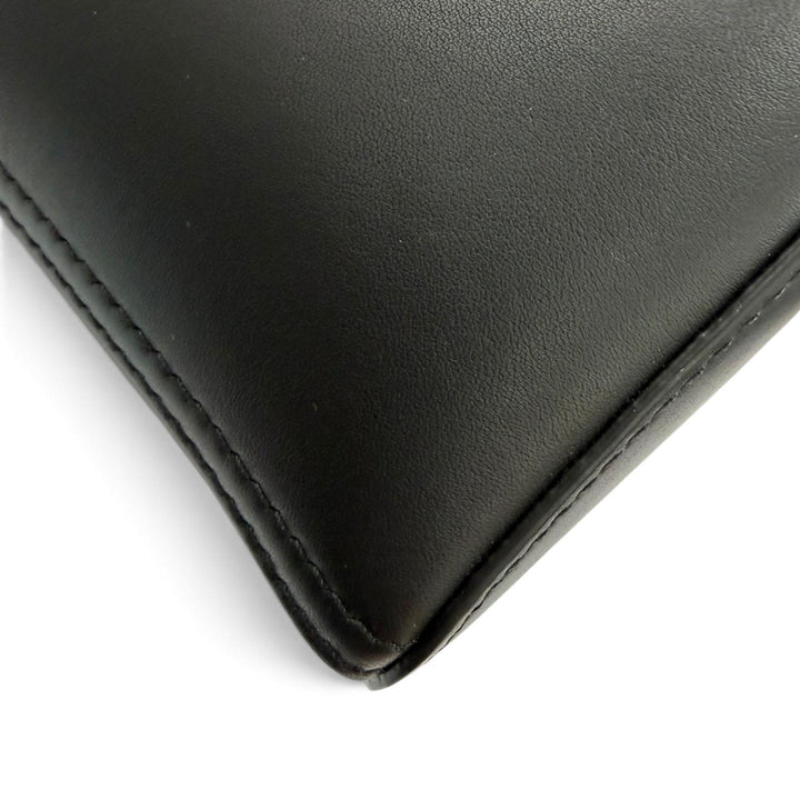 Great LOEWE Handbag Pebble Bucket Bag Mini 2WAYShoulder Bag black leather