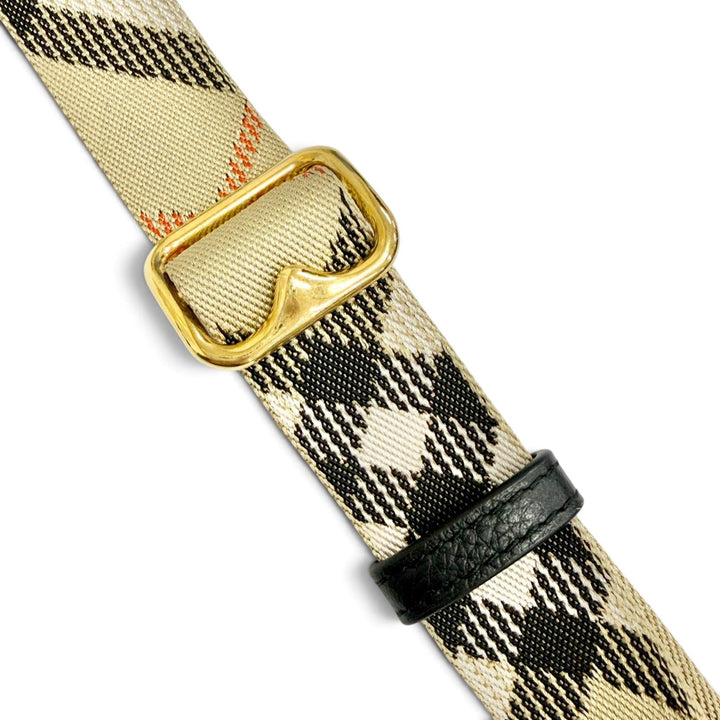 Great BURBERRY Shoulder Bag Horseshoe Cross Sling Bag Nova check pattern 8111928