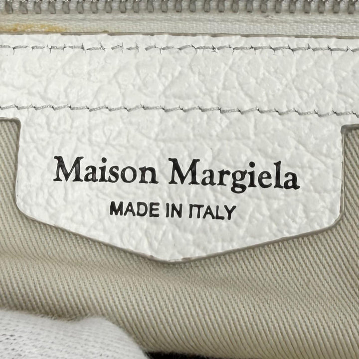 Great Maison Margiela 11 Shoulder Bag 5AC Mini white leather Women S56WG0082