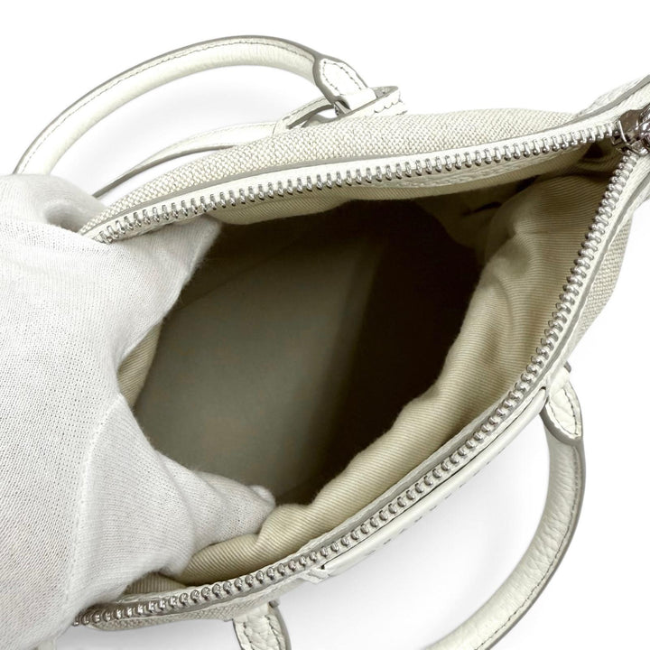 Great Maison Margiela 11 Shoulder Bag 5AC Mini white leather Women S56WG0082