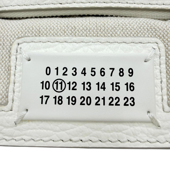 Excellent Maison Margiela 11 Handbag 5AC micro 2WAYShoulder Bag white S56WG0081