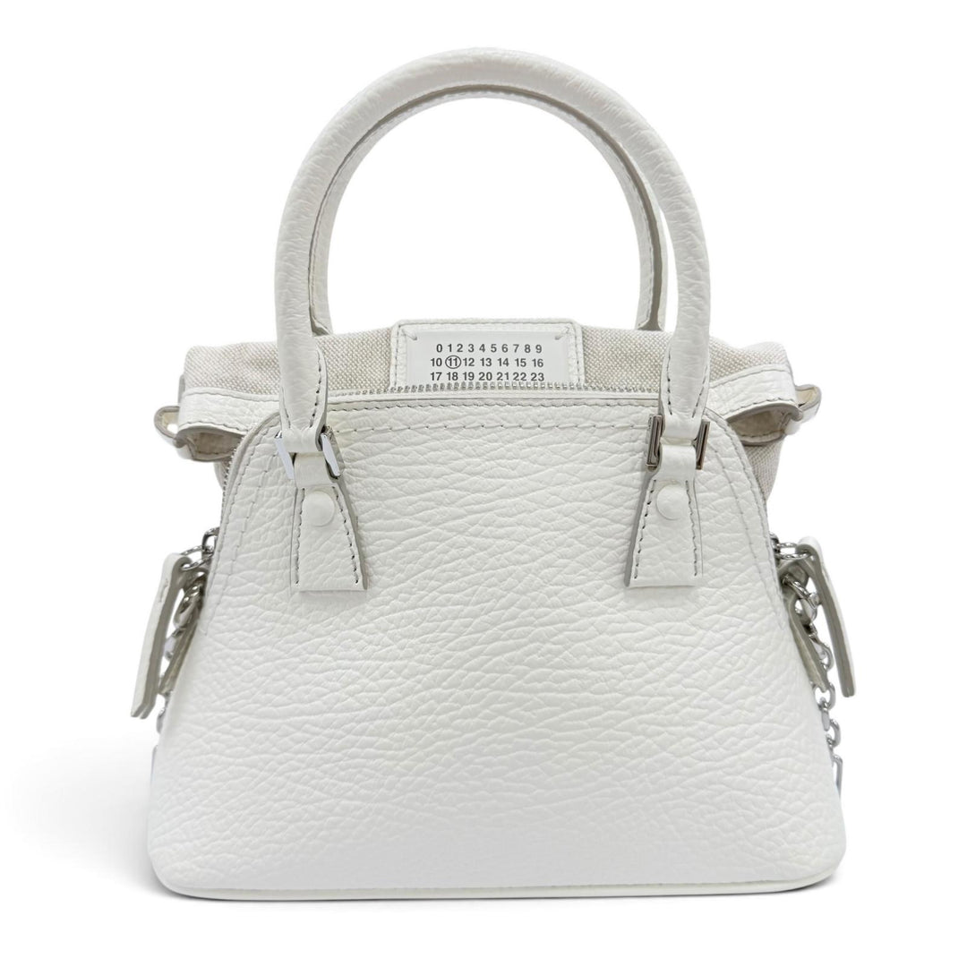 Excellent Maison Margiela 11 Handbag 5AC micro 2WAYShoulder Bag white S56WG0081