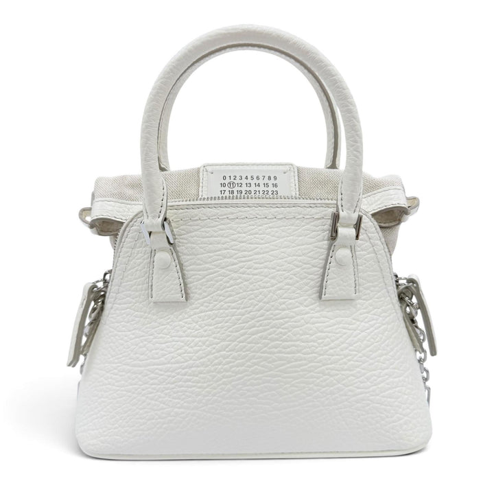 Excellent Maison Margiela 11 Handbag 5AC micro 2WAYShoulder Bag white S56WG0081