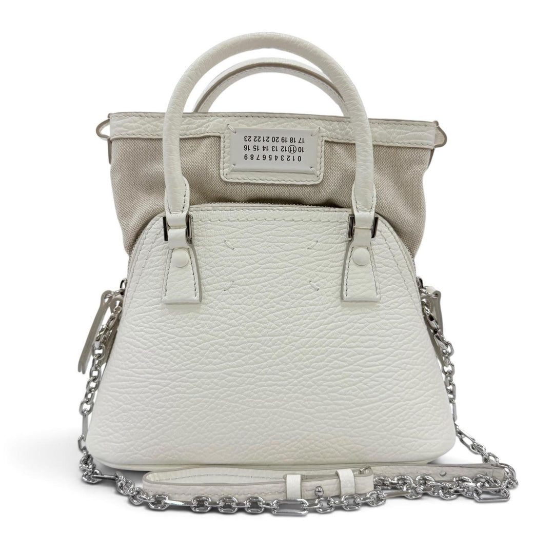 Excellent Maison Margiela 11 Shoulder Bag 5AC Micro Shoulder Bag white S56WG0081