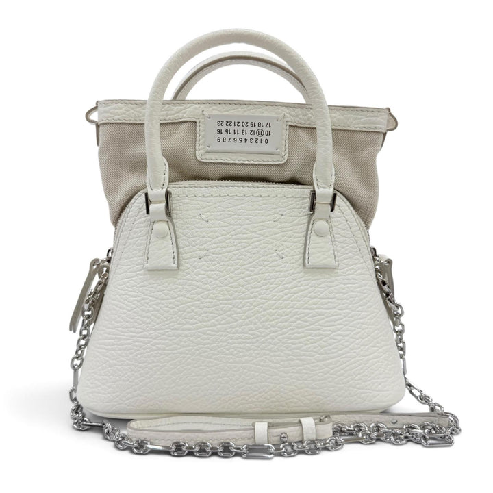 Excellent Maison Margiela 11 Shoulder Bag 5AC Micro Shoulder Bag white S56WG0081