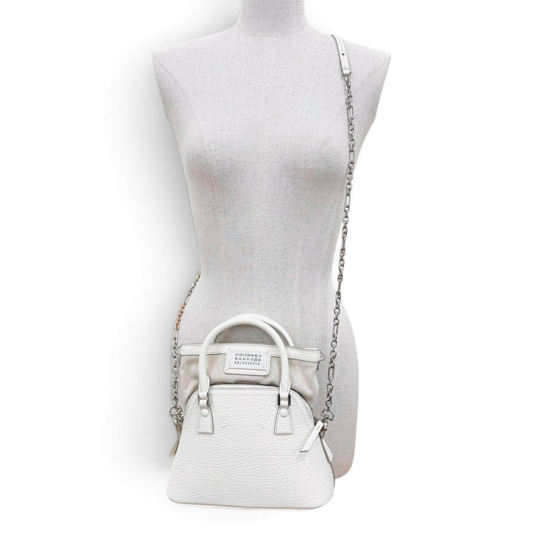 Excellent Maison Margiela 11 Shoulder Bag 5AC Micro Shoulder Bag white S56WG0081