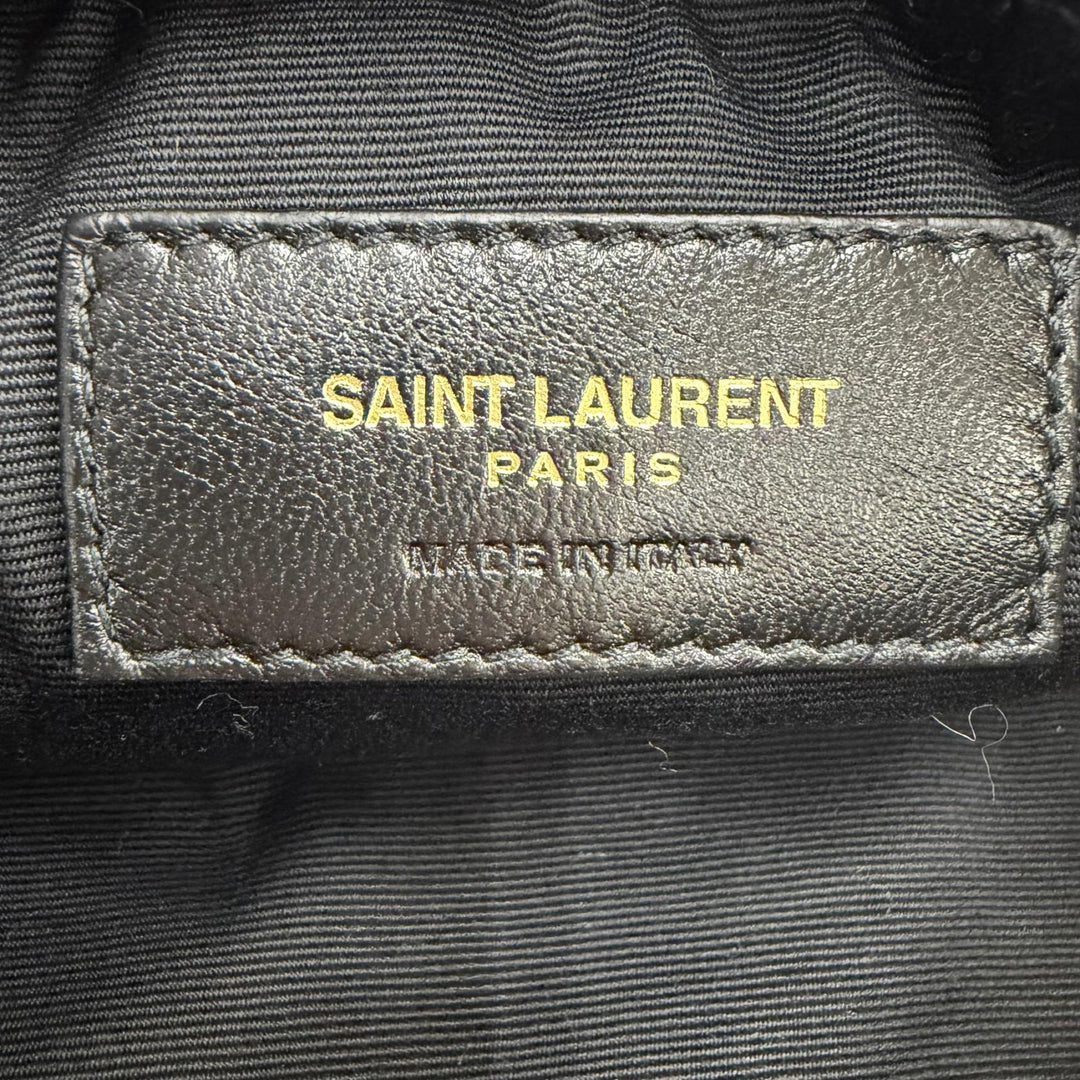 Excellent SAINT LAURENT PARIS Handbag Sado mini tube bag Mouton ChainShoulder
