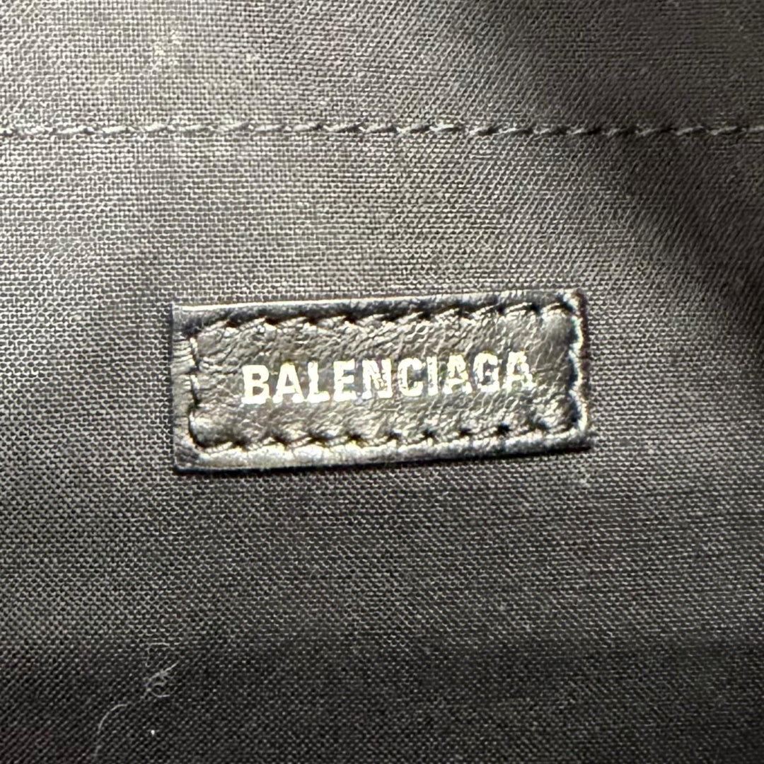 Excellent BALENCIAGA Shoulder Bag MONACO Monaco BBMetal Chain white Arena 806459