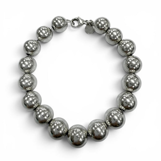 Great TIFFANY&Co. bracelet Hardware ball Silver 925 mens