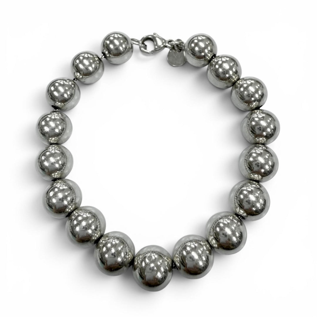Great TIFFANY&Co. bracelet Hardware ball Silver 925 mens