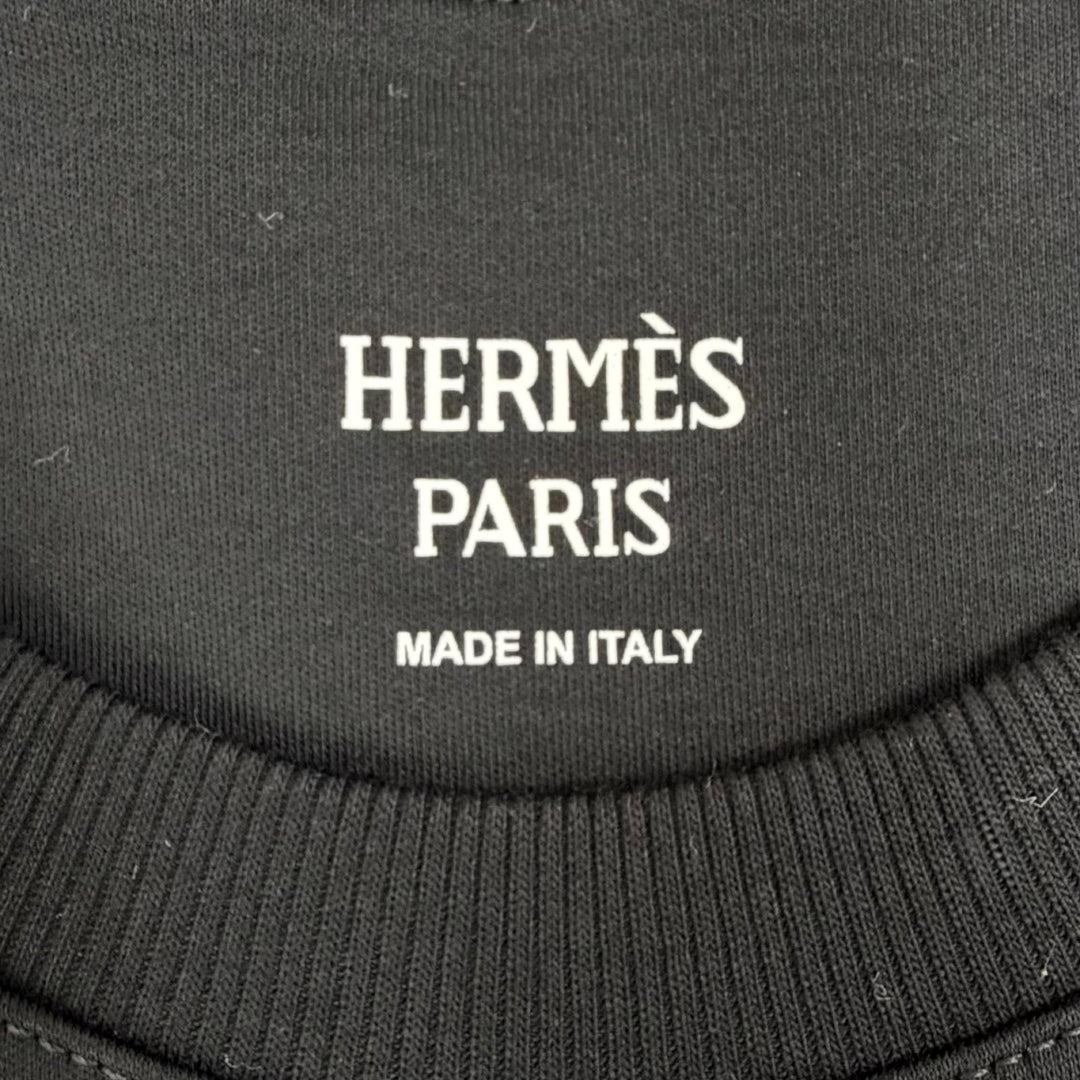 Excellent HERMES one piece Embroidered pocket flared dress PALEFROI 34 5H4505DC