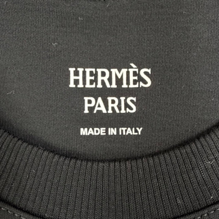 Excellent HERMES one piece Embroidered pocket flared dress PALEFROI 34 5H4505DC