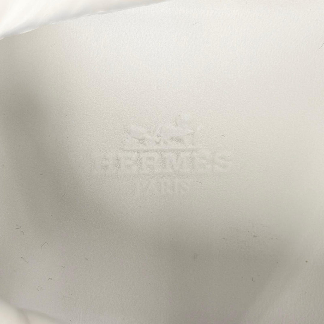 Great HERMES sneakers bouncing H logo, shark sole, two-tone black mens 41.5