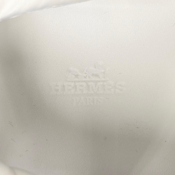 Great HERMES sneakers bouncing H logo, shark sole, two-tone black mens 41.5
