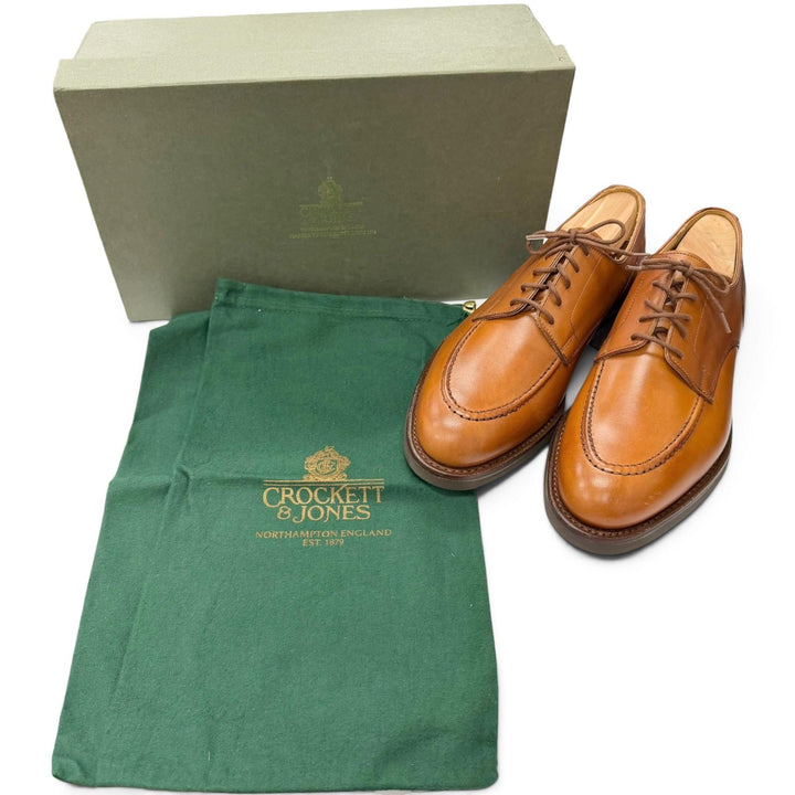 Pristine CROCKETT&JONES Dress shoes ONSLOW 325 Last U-Tip Brown leather mens