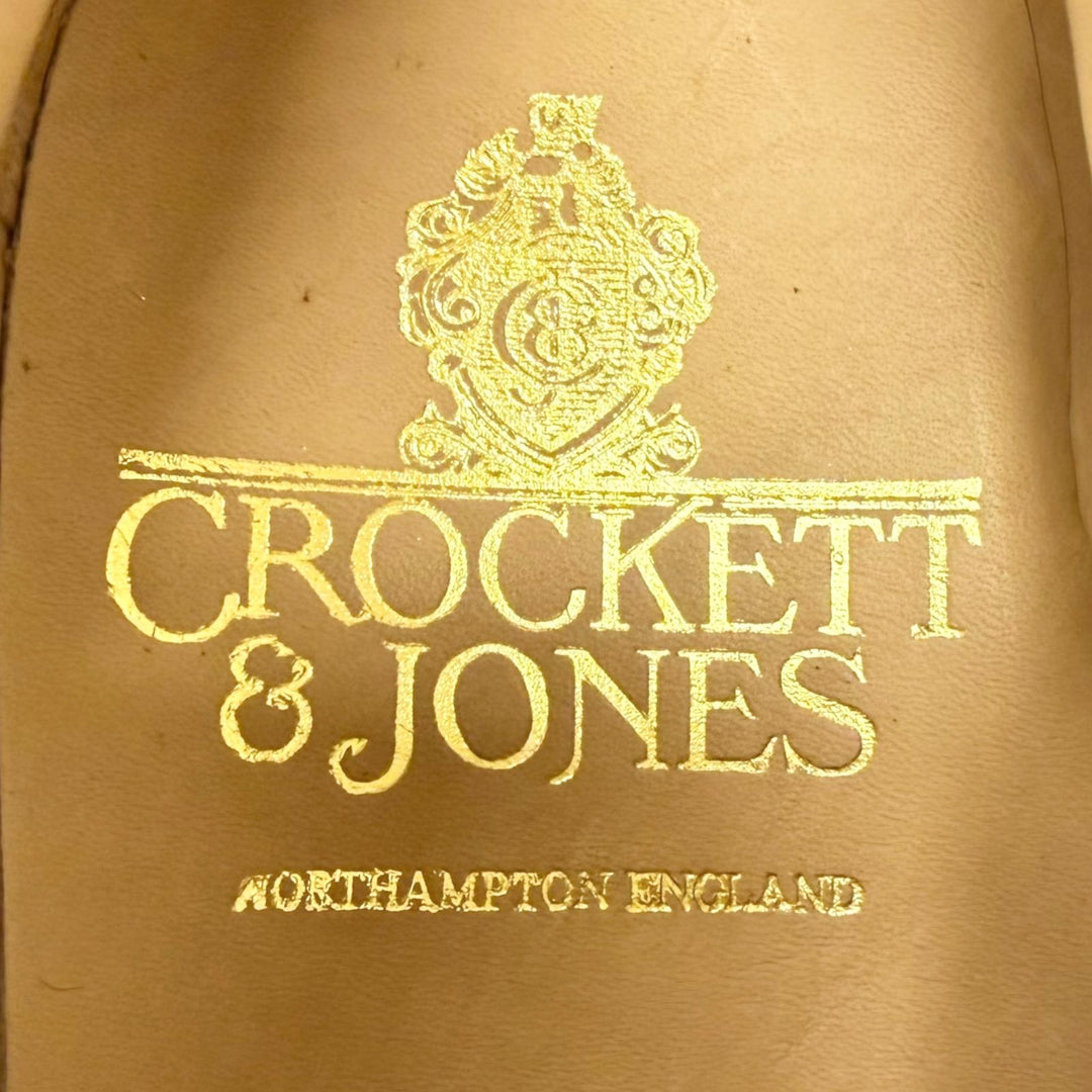 Pristine CROCKETT&JONES Dress shoes ONSLOW 325 Last U-Tip Brown leather mens