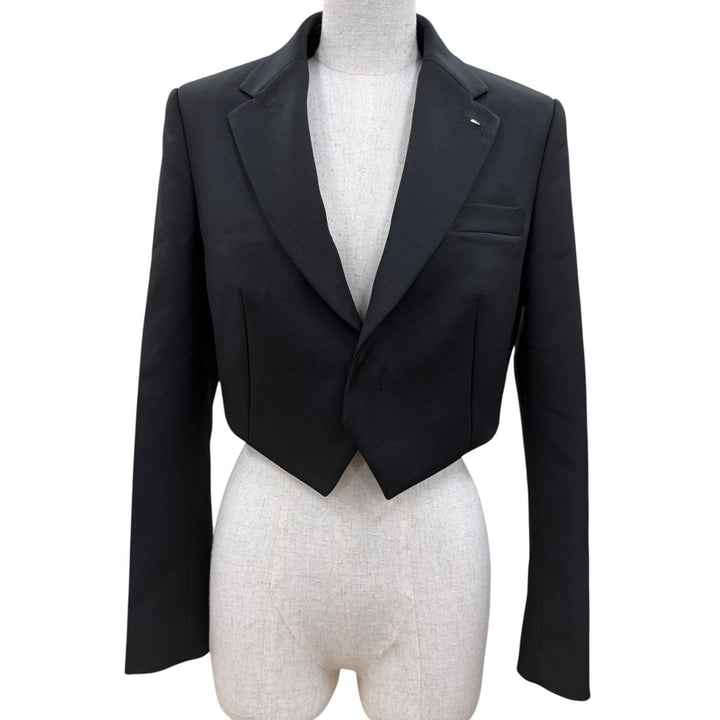Excellent COMME des GARCONS Jacket Bolero Jacket black Women XS GG-J010