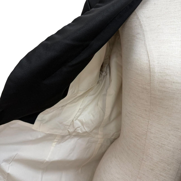 Great COMME des GARCONS coat BLACK ROSE Shirugen Swallowtail polyester S GJ-J018